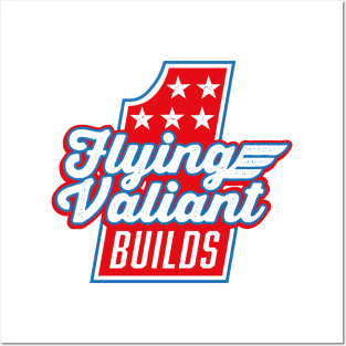 Flying Valiant Builds - (Stunt Style - Red, White, & Blue) Posters and Art